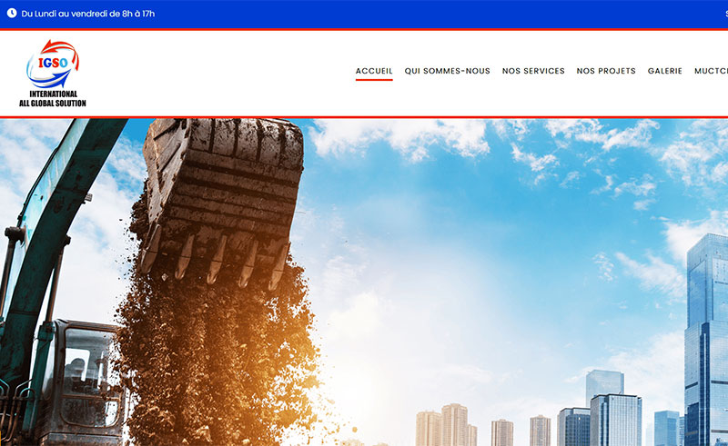 Site vitrine professionnel moderne